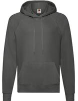 Fruit Of The Loom F430 Lightweight Hooded Sweat - Light Graphite (Solid) - XXL