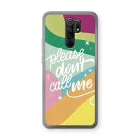 Don't call: Xiaomi Redmi 9 Transparant Hoesje