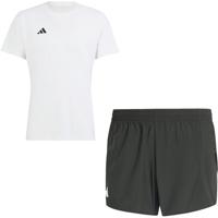 adidas Adizero T-Shirt Short Set Heren