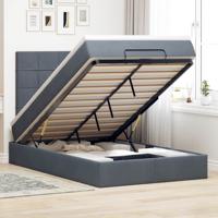 Ottoman bed met matrassen en LED's 120x200cm fluweel