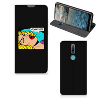 Nokia 2.4 Hippe Standcase Popart Oh Yes - thumbnail