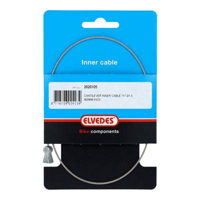 Elvedes rem binnenkabel cantilever ø1,5mm 400mm staal