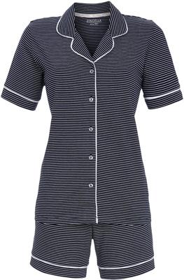 Katoenen doorknoop shortama streepjes Ringella Katoenen doorknoop shortama streepjes Ringella