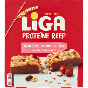LiGA Proteine Repen Cranberry 5 stuks 160g bij Jumbo