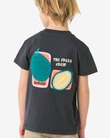 HEMA Kinder T-shirt fruit donkergrijs (donkergrijs)