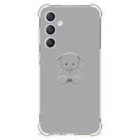 Samsung Galaxy S23 FE Stevig | Bumper Hoesje | Grijs Baby Olifant