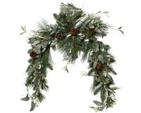 Modern slinger l120b30h10 cm groen kerst - Everlands