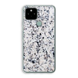 Gespikkelde marmer: Google Pixel 5 Transparant Hoesje