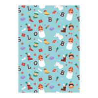 Lobbes sinterklaas inpakpapier, 5mtr.