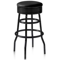 Barkruk BS-29-77 - Volledig Zwart