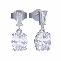 Oorbellen Dames Diamonfire 6220621082 3 cm
