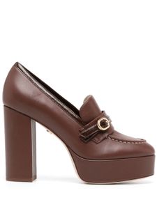 Dee Ocleppo escarpins Lola 105 mm en cuir - Marron