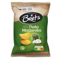 Brets Brets - Pesto Mozzarella Chips 125 Gram 10 Stuks