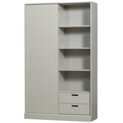 WOOOD Opbergkast 'Mila' Grenenhout, kleur Dust