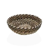 Mand Versa Textiel Waterhyacint 25 x 8 x 25 cm