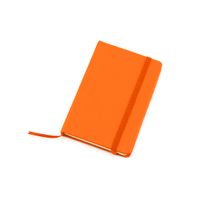 Notitieblokje harde kaft oranje 9 x 14 cm - thumbnail