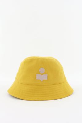 Isabel Marant hoed Haley CU001XFA-A3C05A yellow/ecru