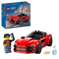 LEGO City 60448 Rode sportwagen - Bouwspeelgoed voor jongens van 5 jaar oud