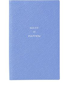 Smythson carnet Panama - Bleu