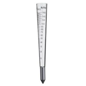 Kunststof regenmeter 30 cm met grondpen of voor wandmontage   -