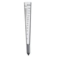 Kunststof regenmeter 30 cm met grondpen of voor wandmontage   - - thumbnail