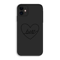 Best heart black: iPhone 11 Biologisch afbreekbaar hoesje