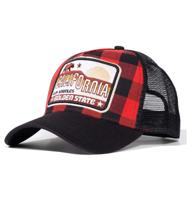 King Kerosin California Trucker Pet Zwart Rood