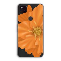 Orange Ellila flower: Google Pixel 4a 5G Transparant Hoesje