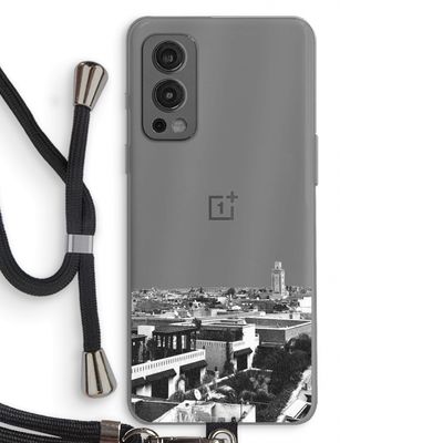 Marrakech Skyline : OnePlus Nord 2 5G Transparant Hoesje met koord