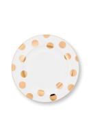 Pip Studio Set/2 Borden Dot Delight Wit/Goud 26.5cm Pip Studio Set/2 Borden Dot Delight Wit/Goud 26.5cm