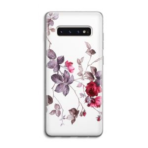 Mooie bloemen: Samsung Galaxy S10 4G Transparant Hoesje