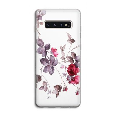 Mooie bloemen: Samsung Galaxy S10 4G Transparant Hoesje