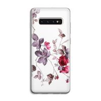 Mooie bloemen: Samsung Galaxy S10 4G Transparant Hoesje