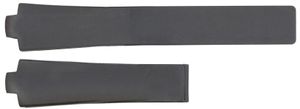 Horlogeband Tag Heuer FT6000 Rubber Zwart 9mm