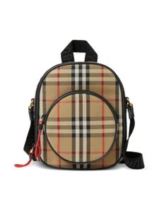 Burberry Kids sac à bandoulière à carreaux vintage - Tons neutres