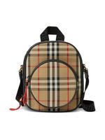 Burberry Kids sac à bandoulière à carreaux vintage - Tons neutres