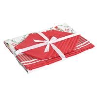 Vlekbestendig tafelkleed van hars Home ESPRIT Wit Rood Groen Beige (9 Onderdelen) Vlekbestendig tafelkleed van hars Home ESPRIT Wit Rood Groen Beige (9 Onderdelen)