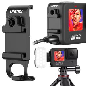 Ulanzi G9-6 GoPro Hero 9,10,11,12 en 13 batterijklep met oplaadaansluiting en Cold Shoe Mount