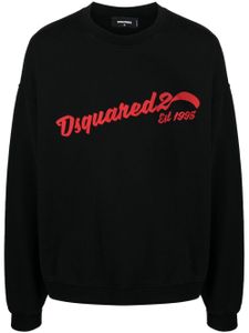 DSQUARED2 sweat en coton à logo imprimé - Noir