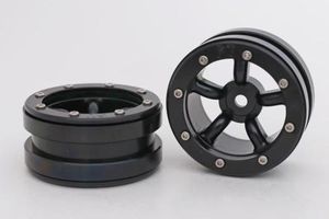 Metsafil Beadlock Wheels PT-Safari Zwart / Zwart 1.9 (2st)