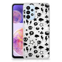 Silicone Back Case Samsung Galaxy A23 Silver Punk