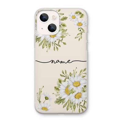Daisies: iPhone 13 mini Transparant Hoesje