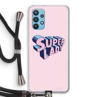 Superlady: Samsung Galaxy A32 4G Transparant Hoesje met koord