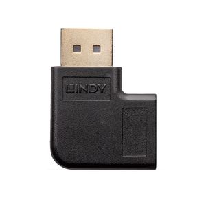 LINDY 41333 DisplayPort Adapter [1x DisplayPort bus - 1x DisplayPort stekker] Zwart