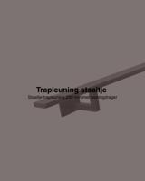 Staaltje trapleuning rechthoekig 40x10mm gun metal Staaltje trapleuning rechthoekig 40x10mm gun metal