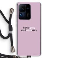 uzelf graag zien: Xiaomi Mi Mix 4 Transparant Hoesje met koord