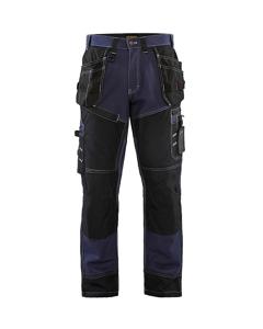 Blåkläder Werkbroek X1500 15001370 | Marineblauw/Zwart | Maat C154 - 7330509421925