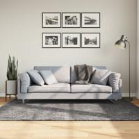 VidaXL Vloerkleed huarte laagpolig zacht wasbaar 140x200 cm antraciet