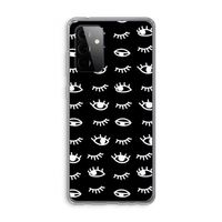 Eye pattern #3: Samsung Galaxy A72 Transparant Hoesje