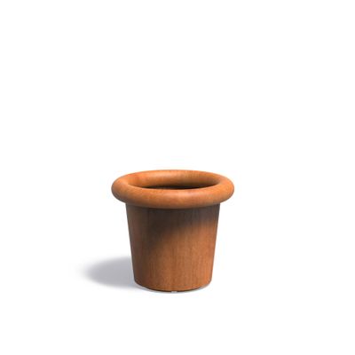 Cortenstaal plantenbak Tube 70x60cm.